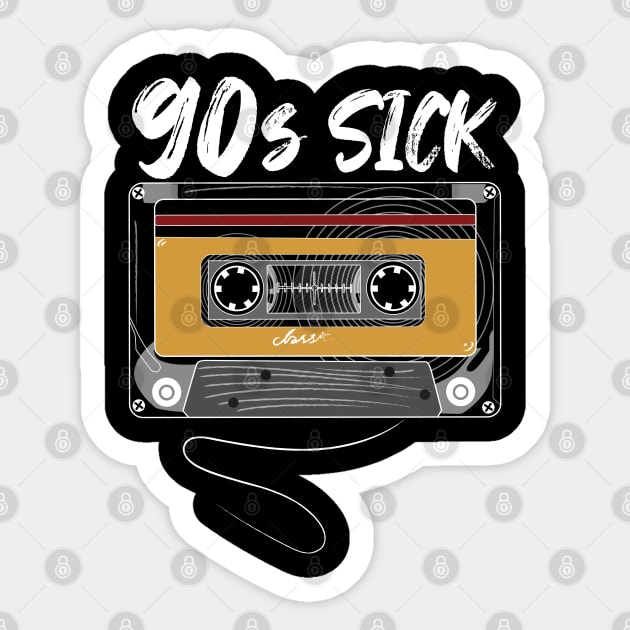 90s Sick! t-shirt Sticker by ARMU66